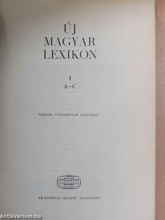 Új magyar lexikon 1-6.