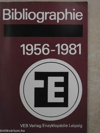 Bibliographie 1956-1981