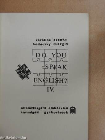 Do You Speak English? IV.