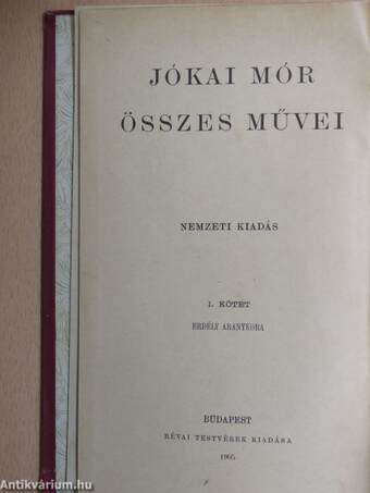 "90 kötet a Jókai Mór összes művei sorozatból (nem teljes sorozat)"