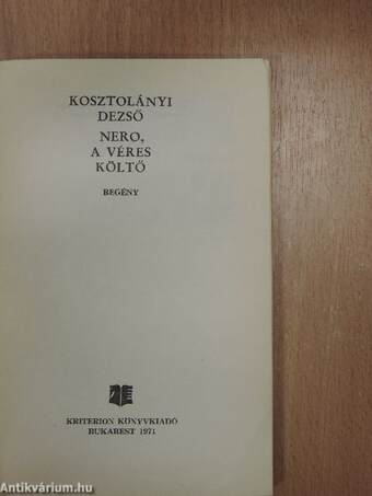 Nero, a véres költő