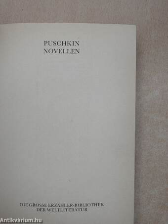 Puschkin Novellen