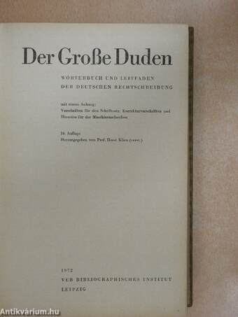 Der Große Duden