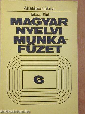 Magyar nyelvi munkafüzet 6.