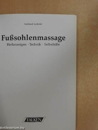 Fußsohlenmassage