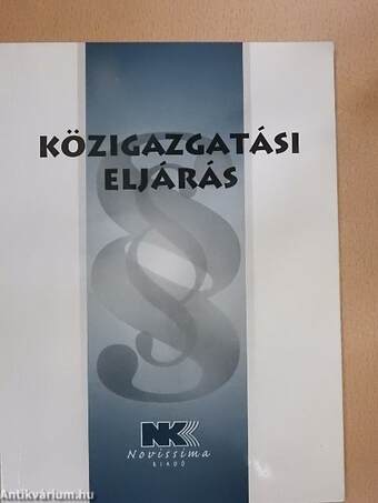 Közigazgatási eljárás