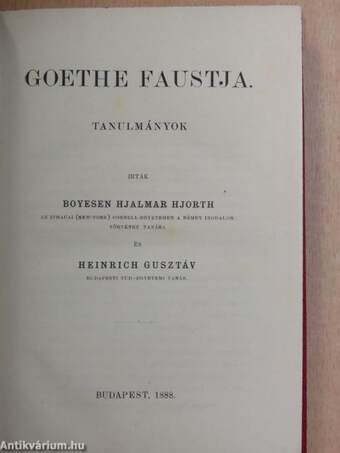 Goethe Faustja