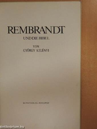 Rembrandt und die Bibel