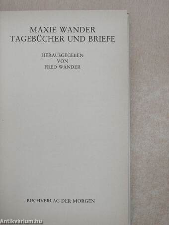 Tagebücher und Briefe