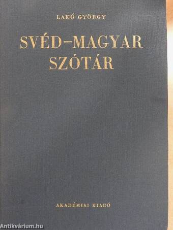 Svéd-magyar szótár