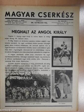 Magyar Cserkész 1936. február 1.