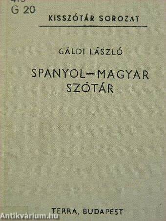 Spanyol-magyar szótár