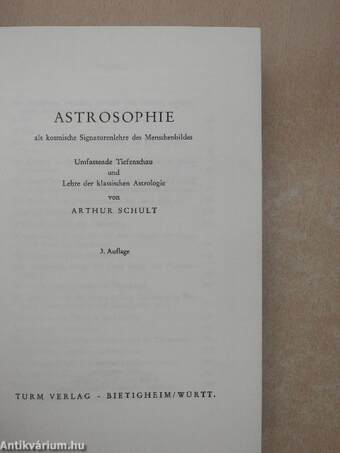 Astrosophie 1 (töredék)