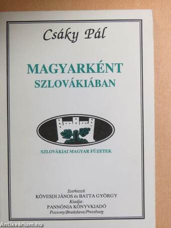 Magyarként Szlovákiában