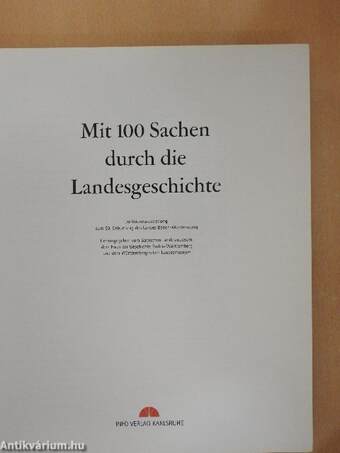 Mit 100 Sachen durch die Landesgeschichte