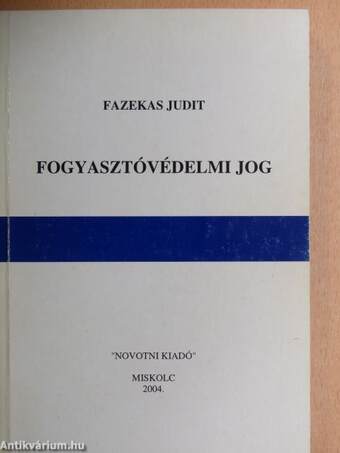 Fogyasztóvédelmi jog