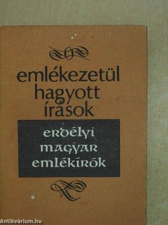 Emlékezetül hagyott írások