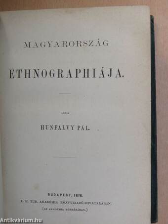 Magyarország ethnographiája