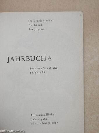 Jahrbuch 6 - Sechstes Schuljahr 1978/1979