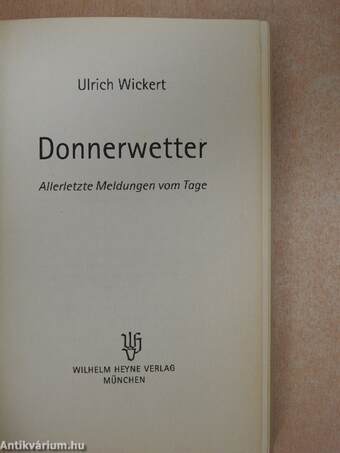 Donnerwetter