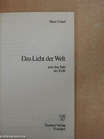 Das Licht der Welt