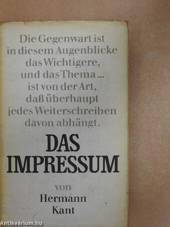 Das Impressum