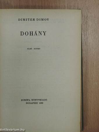 Dohány I-II.