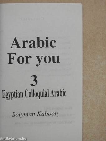 Arabic For you 3