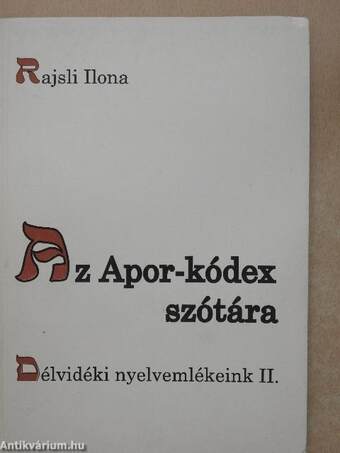 Az Apor-kódex szótára