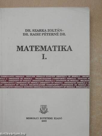 Matematika I-II.