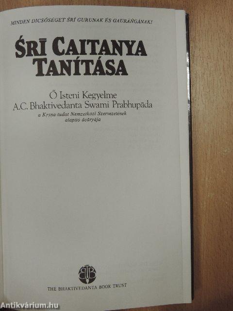 Srí Caitanya tanítása