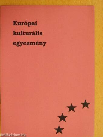 Európai kulturális egyezmény