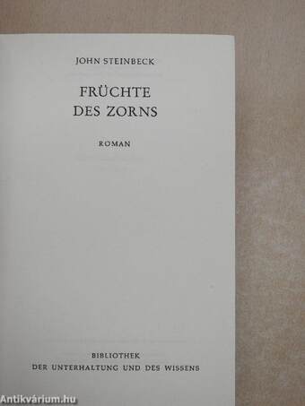 Früchte des Zorns