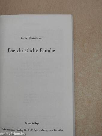 Die christliche Familie