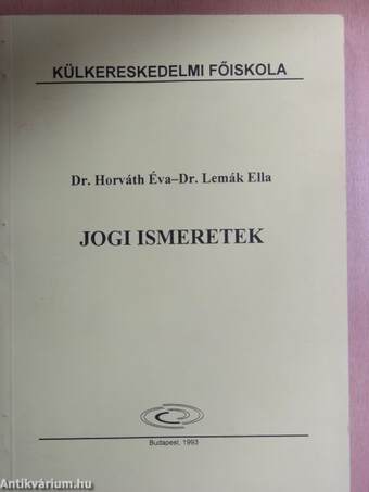 Jogi ismeretek