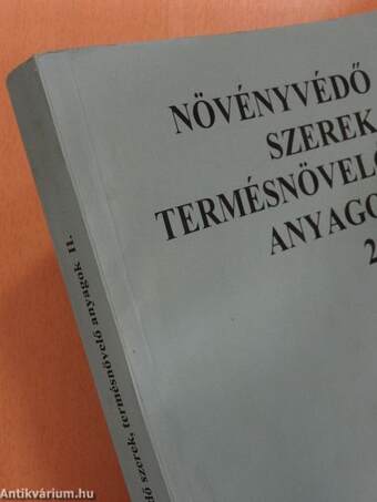 Növényvédő szerek, termésnövelő anyagok 2003. II.