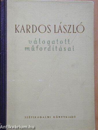 Kardos László válogatott műfordításai