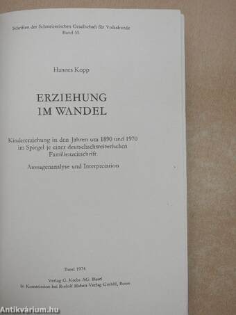 Erziehung im Wandel