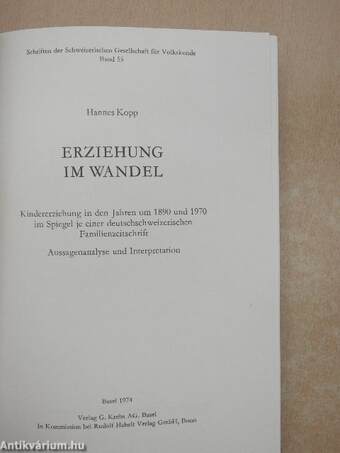 Erziehung im Wandel