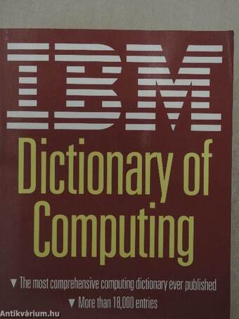 IBM Dictionary of Computing