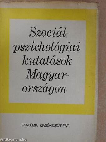 Szociálpszichológiai kutatások Magyarországon