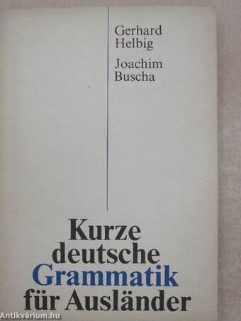 Kurze deutsche Grammatik für Ausländer