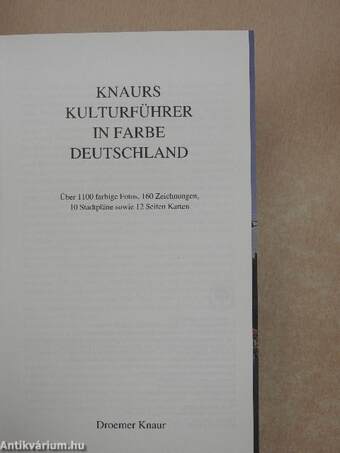 Knaurs Kulturführer in Farbe Deutschland