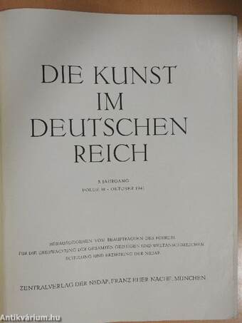 Die Kunst im Deutschen Reich Oktober 1941