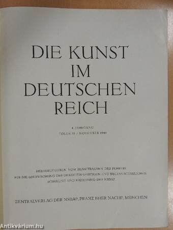 Die Kunst im Deutschen Reich November 1940