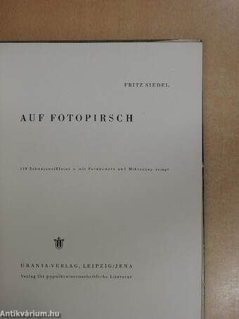 Auf Fotopirsch