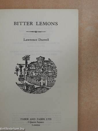 Bitter Lemons