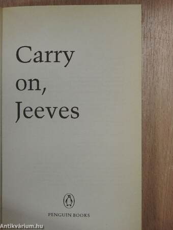 Carry On, Jeeves