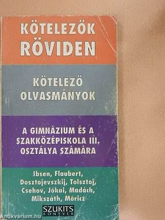 Kötelező olvasmányok