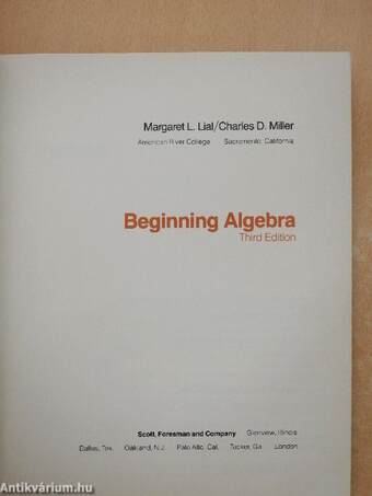 Beginning Algebra